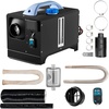 image:imageVEVOR Diesel Heater 12V Allinone Diesel Air Heater with Remote Control and LCD Display 5L Fuel Tank Fast Heating Portable Diesel Parking Heater for RV Truck 8KW Upgrade  APP Control Orange8KWBlack