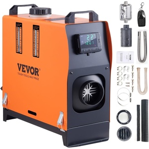 image:imageVEVOR 8KW Diesel Heater All in One DC1224V Fast Heating Diesel Air Heater with Remote Control and Color Digital Display Low Noise Voice Announcement for RV Truck Camper Van Boat and TrailerOrange