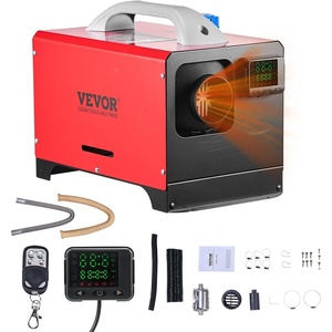 image:imageVEVOR Diesel Heater 12V Allinone Diesel Air Heater with Remote Control and LCD Display 5L Fuel Tank Fast Heating Portable Diesel Parking Heater for RV Truck 8KW Upgrade  APP Control Orange8KWRed