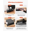 image:imageVEVOR Under Desk Double Stacked Lockable Slide Out Drawer 13 inch Lockable Under Table Pullout Drawer Attachment for Sit Stand Workstation Secure Under Desk Storage Organizer BlackSingle