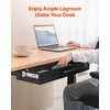 image:imageVEVOR Under Desk Drawer Slide Out 22 inch Under Desk Mounted Pullout Drawer Attachment Hidden Under Counter Drawers for office Home Sit Stand Workstation Black22inch