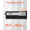 image:imageVEVOR Under Desk Drawer Slide Out 22 inch Under Desk Mounted Pullout Drawer Attachment Hidden Under Counter Drawers for office Home Sit Stand Workstation Black22inch