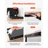 image:imageVEVOR Under Desk Drawer Slide Out 22 inch Under Desk Mounted Pullout Drawer Attachment Hidden Under Counter Drawers for office Home Sit Stand Workstation Black22inch