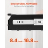 image:imageVEVOR Under Desk Drawer Slide Out 22 inch Under Desk Mounted Pullout Drawer Attachment Hidden Under Counter Drawers for office Home Sit Stand Workstation Black33inch