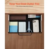 image:imageVEVOR Under Desk Drawer Slide Out 22 inch Under Desk Mounted Pullout Drawer Attachment Hidden Under Counter Drawers for office Home Sit Stand Workstation Black13inch