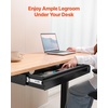 image:imageVEVOR Under Desk Drawer Slide Out 26 inch Under Desk Mounted Pullout Drawer Attachment Hidden Under Counter Drawers for office Home Sit Stand Workstation Black26inch