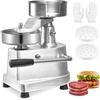 image:imageVEVOR Commercial Burger Patty Maker Hamburger Beef Patty Maker with 3 Convertible Mold456inch Heavy Duty Stainless Steel Burger Press Machine Meat Forming Processor with 1500 Pcs Patty Papers5 inch