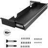 image:imageVEVOR Under Desk Drawer Slide Out 22 inch Under Desk Mounted Pullout Drawer Attachment Hidden Under Counter Drawers for office Home Sit Stand Workstation Black33inch