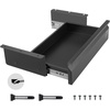 image:imageVEVOR Under Desk Drawer Slide Out 26 inch Under Desk Mounted Pullout Drawer Attachment Hidden Under Counter Drawers for office Home Sit Stand Workstation Black16inch