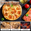 image:imageVEVOR Outdoor Pizza Oven 12inch Wood Fire Pizza Ovens Pellet and Charcoal Pizza Maker Outside with Cordierite Stone Portable Pizza Oven for Backyard Camping Waterproof Carry Bag Shovel Black