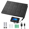image:imageVEVOR Digital Shipping Scale 440 lbs x 17 oz Heavy Duty Postal Scale with Timer Tare Function HD LCD Screen Portable Package Scale for Luggage Home Post Office ACDC Powered FCC Listed660Lbs