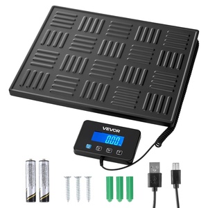 image:imageVEVOR Digital Shipping Scale 440 lbs x 17 oz Heavy Duty Postal Scale with Timer Tare Function HD LCD Screen Portable Package Scale for Luggage Home Post Office ACDC Powered FCC Listed660Lbs
