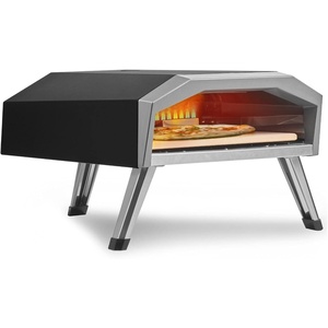 image:imageVEVOR Propane Outdoor Pizza Oven 12 Inch Gas Pizza Maker Max 1000 Portable Outdoor Cooker with Thickened Pizza Stone 3 Layers Pizza Oven for Outside Patio Camping amp Backyard Black13Inch