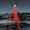 image:imagePipe Stand Robust Steel HeavyDuty Construction  Adjustable Height Range  Folding amp Portable Design  Secure Stability  Versatile Applications