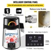 image:imageVEVOR 11Gal Water Distiller 03GalH Distilled Water Maker Machine 750W 099H Timing Dual Temp Display 304 Stainless Steel Countertop Distiller Glass Carafe Cleaning Powder 3 Carbon Packs RedTiming and Dual Temp Display