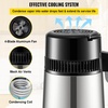 image:imageVEVOR 11Gal Water Distiller 03GalH Distilled Water Maker Machine 750W 099H Timing Dual Temp Display 304 Stainless Steel Countertop Distiller Glass Carafe Cleaning Powder 3 Carbon Packs RedTiming and Dual Temp Display