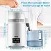 image:imageVEVOR 11Gal Water Distiller 03GalH Distilled Water Maker Machine 750W 099H Timing Set Temp Display 304 Stainless Steel Countertop Distiller Plastic Carafe Cleaning Powder 3 Carbon Packs WhiteWhite