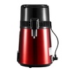 image:imageVEVOR 11Gal Water Distiller 04GalH Distilled Water Maker Machine 1750W 099H Timing Dual Temp Display 304 Stainless Steel Countertop Distiller Glass Carafe Cleaning Powder 3 Carbon Packs SilverWine Red
