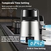 image:imageVEVOR 11Gal Water Distiller 04GalH Distilled Water Maker Machine 1750W 099H Timing Dual Temp Display 304 Stainless Steel Countertop Distiller Glass Carafe Cleaning Powder 3 Carbon Packs SilverSilver