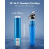 image:imageVEVOR CTO Whole House Water Filter  Universal Fit 20 x 45 Inch  Activated Carbon Block Cartridge Replacement 5 Micron Coconut Shell Charcoal Filter Reduce Chlorine Bad Taste OdorGAC Filter