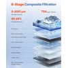 image:imageVEVOR CTO Whole House Water Filter  Universal Fit 20 x 45 Inch  Activated Carbon Block Cartridge Replacement 5 Micron Coconut Shell Charcoal Filter Reduce Chlorine Bad Taste Odor800 GPD RO System