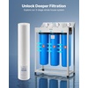 image:imageVEVOR CTO Whole House Water Filter  Universal Fit 20 x 45 Inch  Activated Carbon Block Cartridge Replacement 5 Micron Coconut Shell Charcoal Filter Reduce Chlorine Bad Taste OdorSED Filter