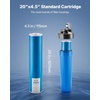 image:imageVEVOR CTO Whole House Water Filter  Universal Fit 20 x 45 Inch  Activated Carbon Block Cartridge Replacement 5 Micron Coconut Shell Charcoal Filter Reduce Chlorine Bad Taste OdorIron  Manganese Filter