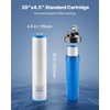 image:imageVEVOR CTO Whole House Water Filter  Universal Fit 20 x 45 Inch  Activated Carbon Block Cartridge Replacement 5 Micron Coconut Shell Charcoal Filter Reduce Chlorine Bad Taste OdorPHO Filter