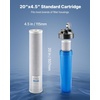 image:imageVEVOR CTO Whole House Water Filter  Universal Fit 20 x 45 Inch  Activated Carbon Block Cartridge Replacement 5 Micron Coconut Shell Charcoal Filter Reduce Chlorine Bad Taste OdorCTO Filter x 2 Pack