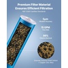 image:imageVEVOR CTO Whole House Water Filter  Universal Fit 20 x 45 Inch  Activated Carbon Block Cartridge Replacement 5 Micron Coconut Shell Charcoal Filter Reduce Chlorine Bad Taste OdorKDF Filter