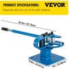 image:imageVEVOR Electric Tube Bending Machine 750W Electric Tubing Bender with 6L Hydraulic Cylinder Movable Pipe Bender Machine with 3 Dies amp 180 Max Bending Angle Suitable for 1 112 134 PipesBlue