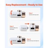 image:imageVEVOR Faucet Filter Replacement 2Pack WaterFilter Cartridge 6Layer HighEfficiency Filtration 3Month Value and 211 Gallon Long LifespanFilter Compatible with Model 8627 Filtration System
