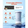 image:imageVEVOR Faucet Filter Replacement 3Pack WaterFilter Cartridge 5Layer HighEfficiency Filtration 3Month Value and 317 Gal LifespanFilter Compatible with Models 8807 amp 8811 Filtration System