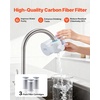 image:imageVEVOR Faucet Filter Replacement 3Pack WaterFilter Cartridge 5Layer HighEfficiency Filtration 3Month Value and 317 Gal LifespanFilter Compatible with Models 8807 amp 8811 Filtration System