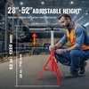 image:imageVEVOR HeavyDuty Pipe Stand Adjustable Folding Pipe Jack Stand  Sturdy Construction 2500 lbs Load Capacity  Ideal for Welding Automotive and Construction Projects