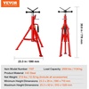 image:imageVEVOR HeavyDuty Pipe Stand Adjustable Folding Pipe Jack Stand  Sturdy Construction 2500 lbs Load Capacity  Ideal for Welding Automotive and Construction Projects
