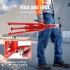 image:imageVEVOR HeavyDuty Pipe Stand Adjustable Folding Pipe Jack Stand  Sturdy Construction 2500 lbs Load Capacity  Ideal for Welding Automotive and Construction Projects