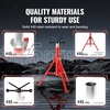 image:imageVEVOR HeavyDuty Pipe Stand Adjustable Folding Pipe Jack Stand  Sturdy Construction 2500 lbs Load Capacity  Ideal for Welding Automotive and Construction Projects