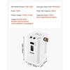 image:imageVEVOR Hydrogen Inhalation Machine 9999 High Purity Hydrogen Inhaler 300 mlmin HydrogenGas Output Three Ports H2 Inhaler Machine HydrogenRich Water Generator Water Ionizer for Home Travel