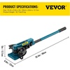 image:imageVEVOR Pipe Tube Bender 38 to 1 Manual Pipe Tube Bender with 7 Dies Heavy Duty Tube Bender Tubing of Steel Metal Copper for Repair Shops BlueBlue