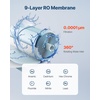 image:imageVEVOR Reverse Osmosis Filter 9Layers RO Water Filter Replacement Compatible with SS001 400GPD Under Sink Water Filter 24 Months Reverse Osmosis Filter Cartridge Reduces Lead Chlorine Rust400 GPD RO Filter
