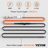 image:imageVEVOR SelfRegulating Pipe Heating Cable 100feet 5Wft Heat Tape for Pipes Freeze Protection Protects PVC Hose Metal and Plastic Pipe from Freezing 120V100 Feet