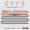 image:imageVEVOR SelfRegulating Pipe Heating Cable 100feet 5Wft Heat Tape for Pipes Freeze Protection Protects PVC Hose Metal and Plastic Pipe from Freezing 120V60 Feet