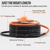 image:imageVEVOR SelfRegulating Pipe Heating Cable 100feet 5Wft Heat Tape for Pipes Freeze Protection Protects PVC Hose Metal and Plastic Pipe from Freezing 120V60 Feet