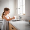 image:imageVEVOR Skincare Water Filter Faucet Mount Water Filters with MicroNano Bubble for Skin Sink Tap Purifier Removes Chlorine with 1 Filter for Kitchen and Bathroom Faucets White  GoldWhite