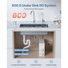 image:imageVEVOR Skincare Water Filter Faucet Mount Water Filters with MicroNano Bubble for Skin Sink Tap Purifier Removes Chlorine with 1 Filter for Kitchen and Bathroom Faucets White  GoldWhite