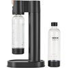 image:imageVEVOR Sparkling Water Maker Soda Maker Machine for Home Carbonating Seltzer Water Starter Kit with BPA free 1L PET Bottle Compatible with Mainstream Screwin 60L CO2 CylinderNOT Included Black2 bottles