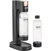 image:imageVEVOR Sparkling Water Maker Soda Maker Machine for Home Carbonating Seltzer Water Starter Kit with BPA free 1L PET Bottle Compatible with Mainstream Screwin 60L CO2 CylinderNOT Included Black2 bottles