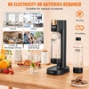 image:imageVEVOR Sparkling Water Maker Soda Maker Machine for Home Carbonating Seltzer Water Starter Kit with BPA free 1L PET Bottle Compatible with Mainstream Screwin 60L CO2 CylinderNOT Included Black2 bottles