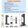 image:imageVEVOR Sparkling Water Maker Soda Maker Machine for Home Soda Maker with BPAfree 1L PET Bottle 2 CO2 CylindersNot Contain CO2 GAS Compatible with Mainstream Screwin 60L CO2 Cylinder1 Bottle  2 CO2 Cylinders